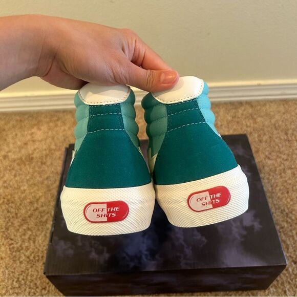 NWT Revenge X Storm Men’s Size 6 Hi-Top Bright Turg Sea Grn Shoes - Picture 9 of 10